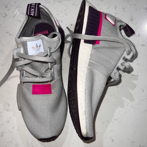 adidas | Shoes | 28 Wmns Nmdr1 Shock Pink Grey | Poshmark